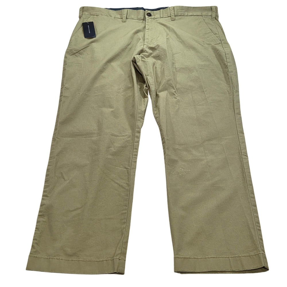 NWT Tommy Hilfiger Mens 40x30 Mallet Tailored Fit Khaki Pants Chinos Trousers